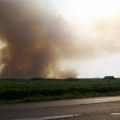 Požar u Dobanovcima u krugu fabrike