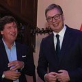 Vučić o sastanku sa političkim komentatorom Karlsonom: "Razgovor sa jednim od najvećih novinara današnjice"