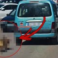 Monstrum vezao psa lancem za automobil i vukao ga po putu: Jadna životinja se bori za dah, uznemirujući snimak razbesneo…