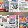 Naslovne strane sutrašnjih novina: Prelistavanje štampe za utorak, 7. jul 2026. godine