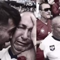 EURO 2024: Emotivni trenutak - Djani na utakmici Srbije plače kao kiša!