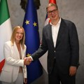Meloni: Sa predsednikom Srbije Vučićem razgovala sam o jačanju saradnje dve zemlje