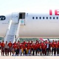 Španski fudbaleri doputovali u Madrid posle osvajanja titule svetskog šampiona