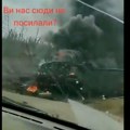(Video) Čelendžer 2 u plamenu! Prvi britanski tenk koji je ikad uništen u borbi: Ukrajinci psuju dok gledaju vozilo…