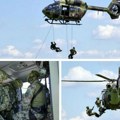 (Foto) srpski specijalci vežbali desant Realizovana obuka borbenih timova 72. brigade za specijalne operacije