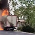 Trojica uhapšena u Novom Sadu Na parkingu firme zapalili kamion
