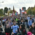 (FOTO) Reka studenata prošla Zemunom, građani ih dočekali ovacijama: Pogledajte kadrove iz drona