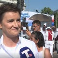 "Građani i pre početka poslali ključnu poruku" Brnabić na skupu SNS u Beogradu: "Srbija jeste jedna porodica" (video)