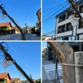 Kamion pokidao kablove i prelomio banderu u Novom Pazaru: Dio grada ostao bez struje