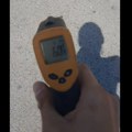 ВИДЕО Врели новосадски асфалт: Новосађанка у центру измерила преко 60 степени