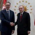 Vučić stigao u Predsedničku palatu u Ankari, počeo sastanak sa Erdoganom