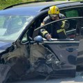 Teška nezgoda na Ibarskoj magistrali: Automobili smrskani, u jednom bila beba stara 15 dana (foto)