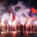 Делије блокирале центар Београда током прославе титуле