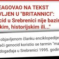 Islamisti koji ruše Vučića pobesneli Čuvena enciklopedija Britanika tvrdi: Srebrenica nije genocid