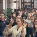 Učenici i nastavnici Valjevske gimnazije protestovali protiv prinudne uprave u školi