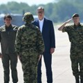 "Stižu Rafali, ali i nešto o čemu ne mogu još da govorim", Vučić na aerodromu Batajnica, prikaz sredstava VS
