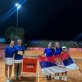 Ženska juniorska teniska reprezentacija Srbije do 18 godina osvojila titulu prvaka Evrope