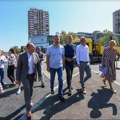 (Foto) Bulevar oslobođenja od danas otvoren za saobraćaj, Mirović i Đurić obišli radove
