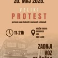 Sutra najavljen studentski protest u Čačku – Večeras doček pešaka iz drugih gradova