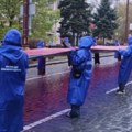 Veliki skup Dan zastave Republike proslavljen je u centru Donjecka