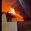 VIDEO: Potpuno izgoreo objekat u Bukovcu