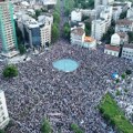 VIDEO: Pogledajte Slaviju iz dronova, veliki broj ljudi na protestu
