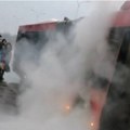Zapalio se autobus gradskog prevoza na Obrenovačkom putu