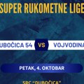 Rukometaši “Dubočice 54” dočekuju u petak šampiona “Vojvodinu”