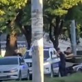 Sudarili se automobil i interventna: Saobraćajna nezgoda na Novom Beogradu (video)