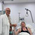 "Uskoro nastavljamo": Vučević posetio Darka Glišića u bolnici (foto)