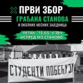 У петак први збор грађана Станова и околних месних заједница