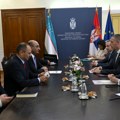 Đurić sa zamenikom ministra inostranih poslova Uzbekistana o odnosima i saradnji