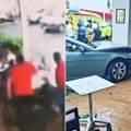Vozač izgubio kontrolu i punom brzinom uleteo na terasu kafića! Zabio se u sto za kojim su sedele 3 osobe (uznemirujuće)