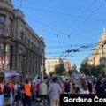 Demonstranti ispred Vlade u Beogradu tražili oslobađanje uhapšenih aktivista