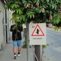 Gerila Leskovac postavila znakove upozorenja na “Milenkovim puzavicama”, tvrde da se pešaci zbog njih povređuju