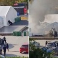 "Баци оружје, лези доле": Испливао снимак пуцњаве и хапшења у кампу испред Скупштине Србије (Видео)