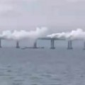 Uzbuna u Sevastopolju, dim iznad krimskog mosta! Odzvanjaju sirene, saobraćaj obustavljen, Rusi se oglasili (video)
