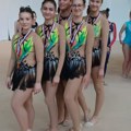 Посребрениле параћинске гимнастичарке: Друго место у групним вежбама на Првенству Србије