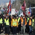 Treći dan pešačenja studenata do Kragujevca