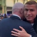 Ronaldo se rukovao sa Infantinom, a onda je uradio ovo! Snimak zapalio društvene mreže! (video)