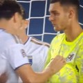 Fudbaleri tzv. Kosova hteli da biju golmana Austrije: Nastao haos na meču Lige nacija