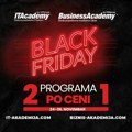 Black Friday na ITAcademy i BusinessAcademy: 2 programa po ceni 1