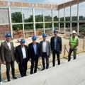 (Foto) ministar sporta zadovoljan: Zoran Gajić posetio gradilište Nacionalnog odbojkaškog centra