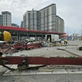 Počelo rušenje nekadašnje glavne autobuske stanice u Beogradu: Radnici razbijaju beton i seku čelik (FOTO)