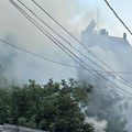 Požar kod hrama svetog save Vatrogasci se borili sa vatrenom stihijom na Vračaru