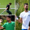 (Foto, video) Novak sparingovao s najboljom na svetu: Četiri dana pred Vimbldon Sabalenka testirala Đokovića