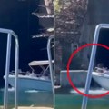 Dramatične scene na Jadranu: Čamac pun ljudi "poleteo" i zakucao se u zid tunela (Video)