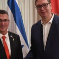 "Dobar sastanak": Vučić sa ministrom spoljnih poslova Izraela Gideonom Sarom (foto)