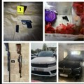 Popadali zelenaši iz ulcinja: Policija zaplenili oružje, automobile i sredstva za komunikaciju (foto)