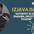 Izjava dana: „Autoritet se gradi znanjem, iskustvom i pasijom“